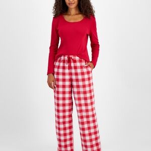 Women's Red Plaid Sleepwear Pants
